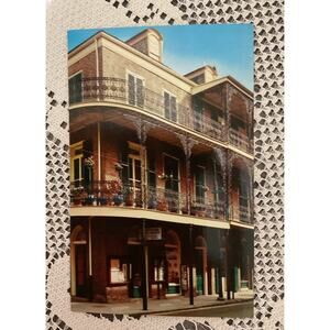 1959 Lace Balconies Royal Street New Orleans, Louisiana Vintage Postcard